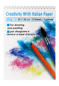 Creativity Spiral Drawing Pad 25 × 35 cm – 12 Sheets, 160 gsm