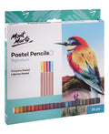 Mont Marte Soft Pastel Pencils – 24 Colors, MPN0099