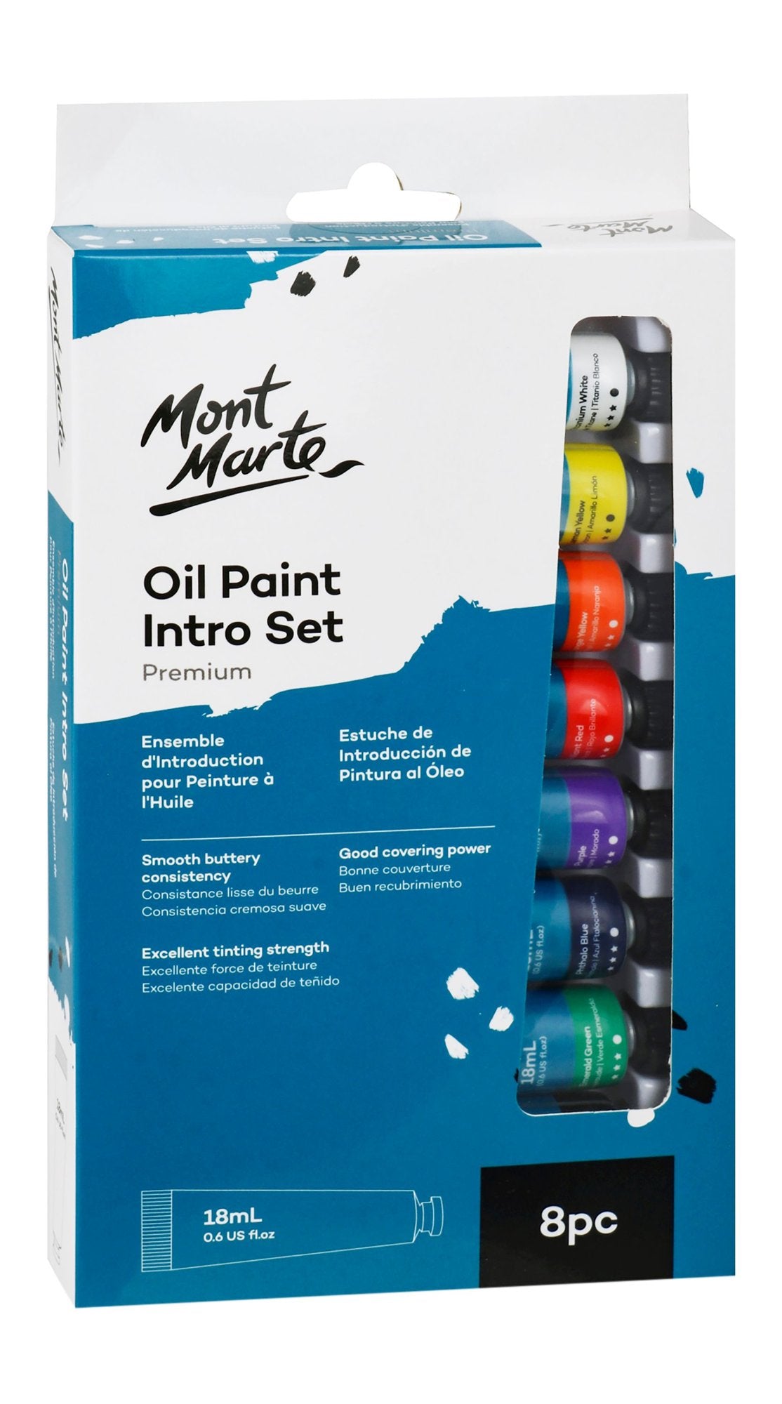 Mont Marte Premium Assorted Oil Paint Intro Set