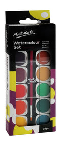 Mont Marte Assorted Watercolor Paints with Brush