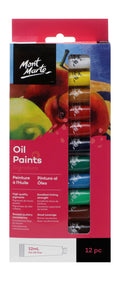 Mont Marte Oil Paint Set – 12 × 12 ml, PMHS0025