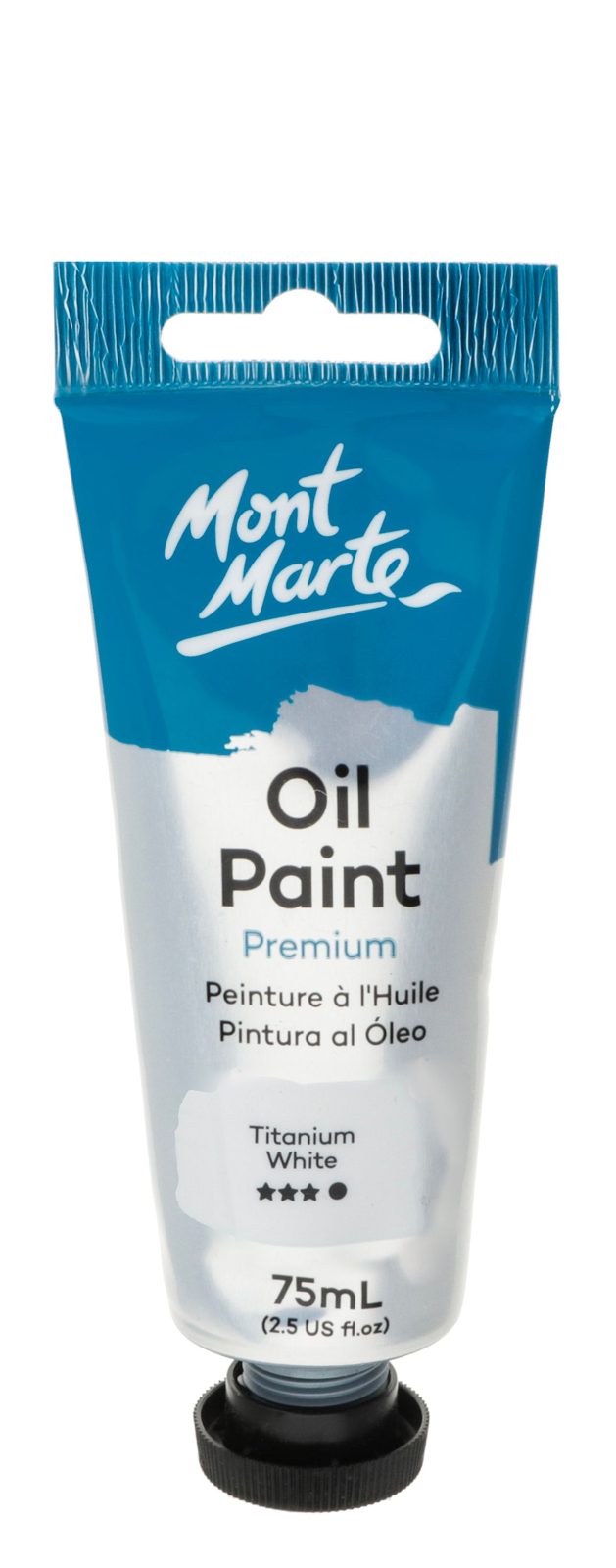 Mont Marte Oil Paint 75 ml – Titanium White