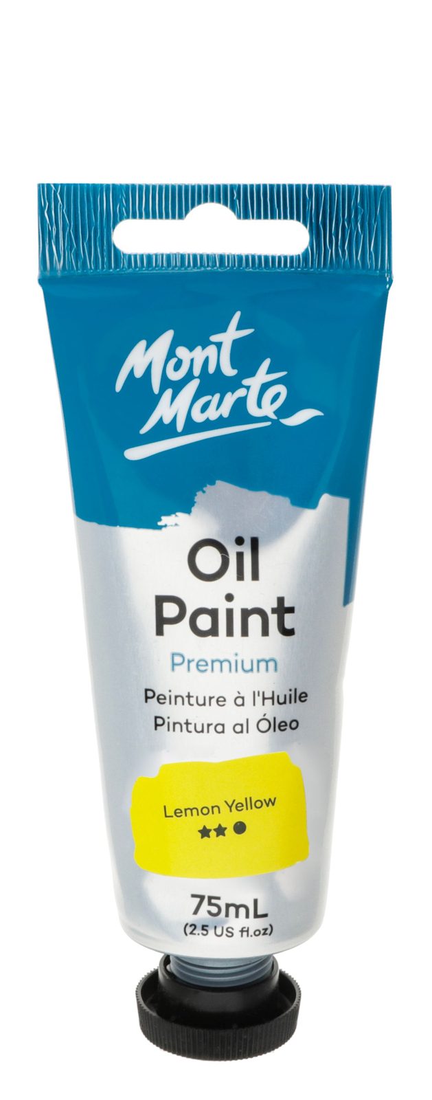 Mont Marte Oil Paint 75 ml – Lemon Yellow