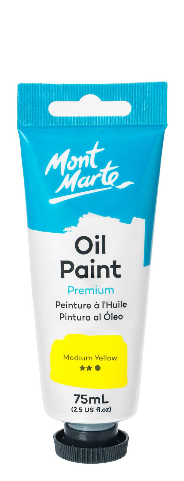 Mont Marte Oil Paint 75 ml – Medium Yellow