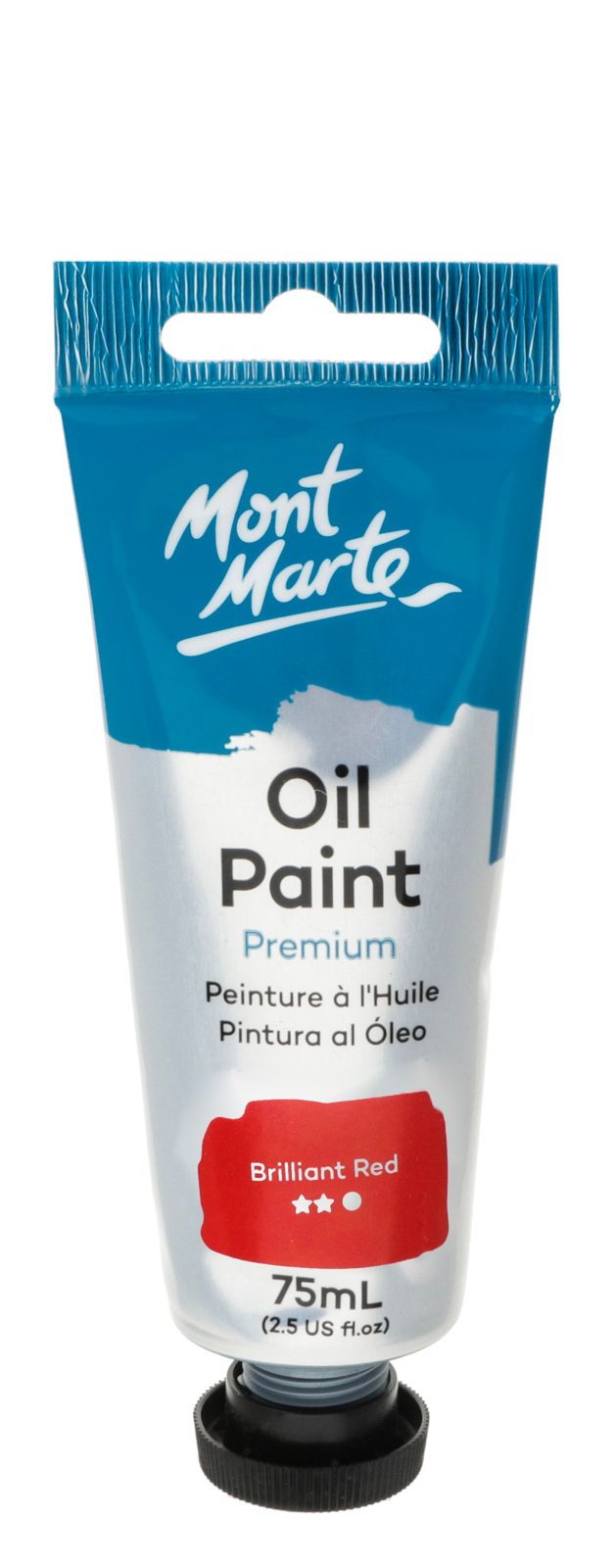 Mont Marte Oil Paint 75 ml – Brilliant Red