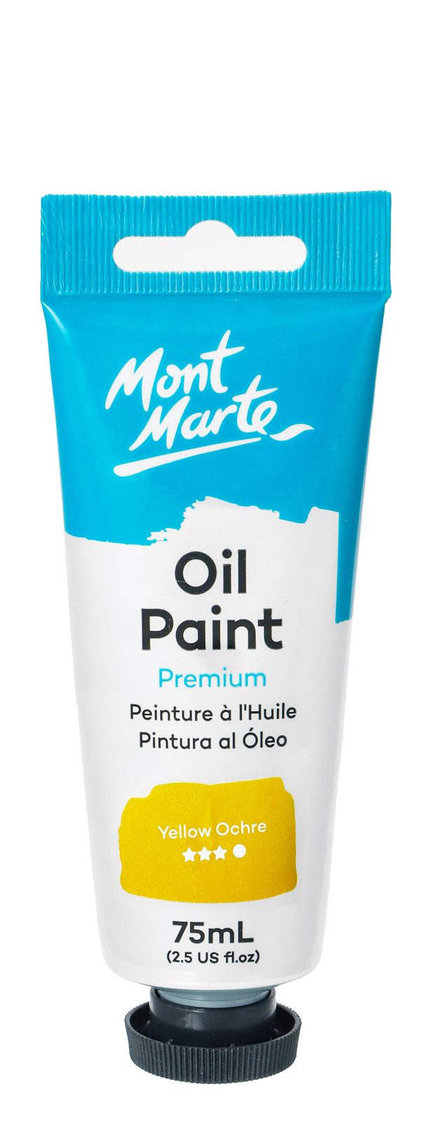Mont Marte Oil Paint 75 ml – Yellow Ochre