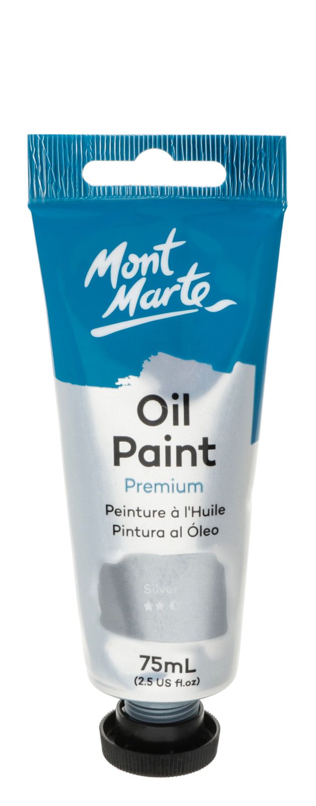 Mont Marte Oil Paint 75 ml – Silver