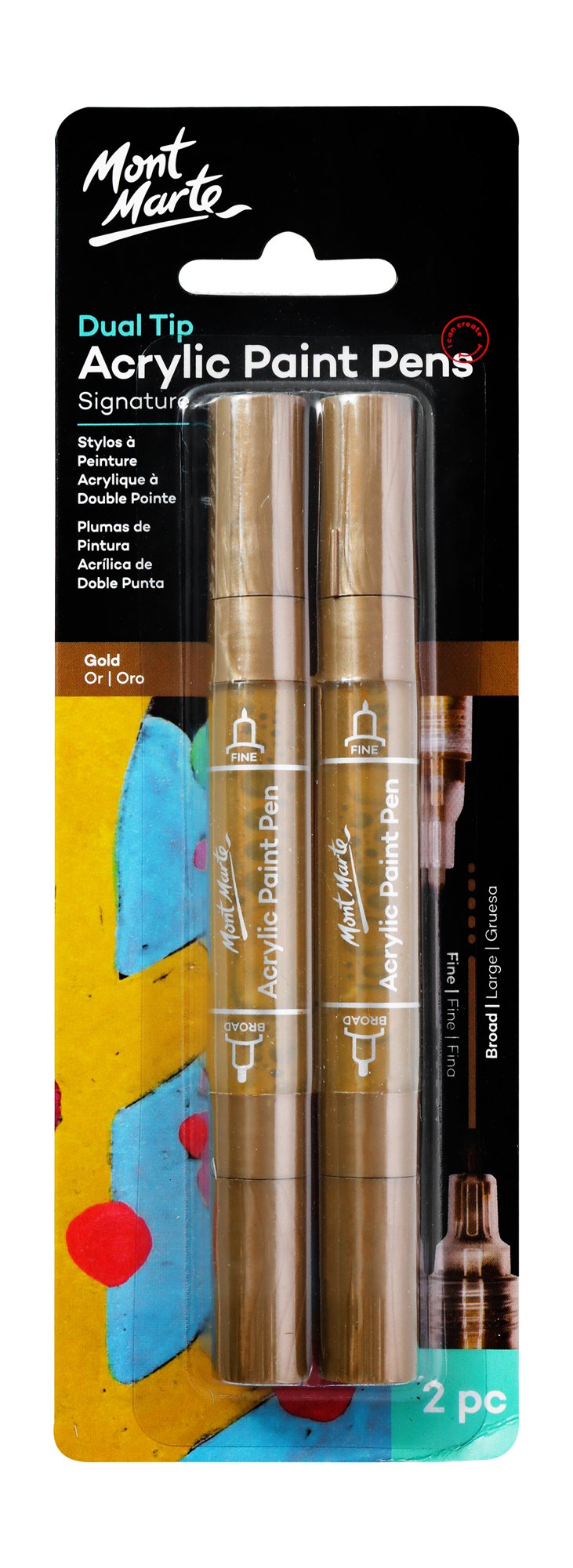 Mont Marte Dual Tip Acrylic Paint Pens