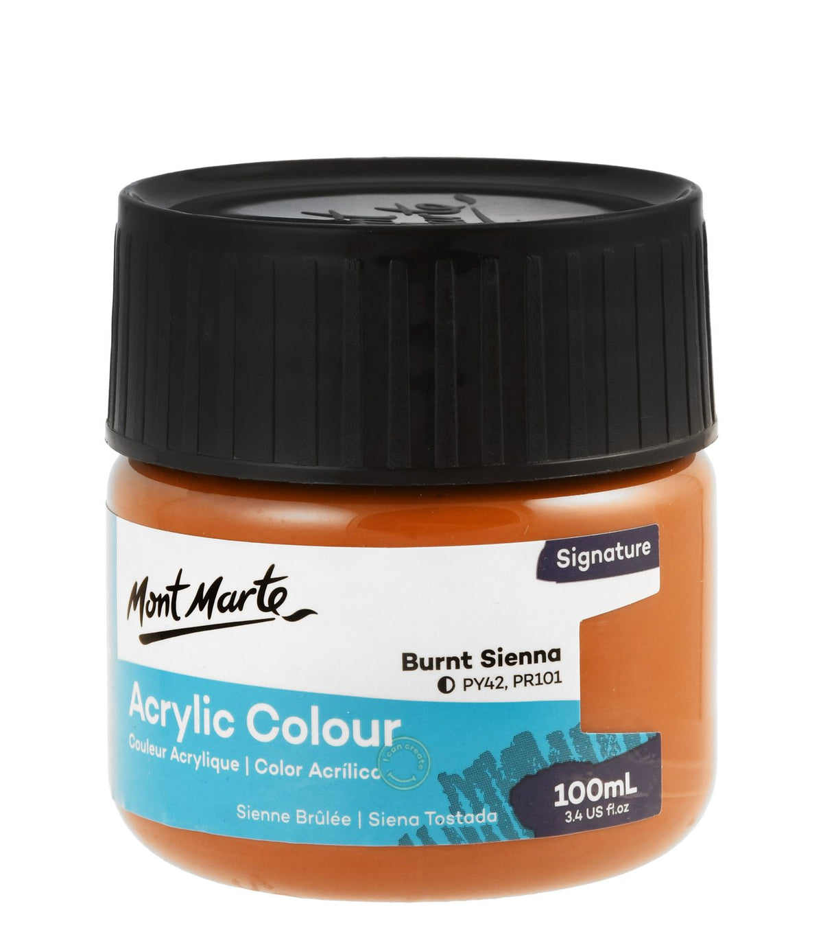 Mont Marte Acrylic Paint Jar 100 ml – Monastral Green
