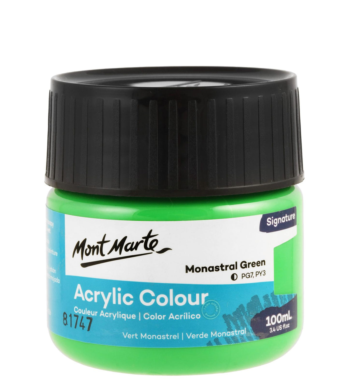 Mont Marte Metallic Acrylic Paint Jar 100 ml – Copper