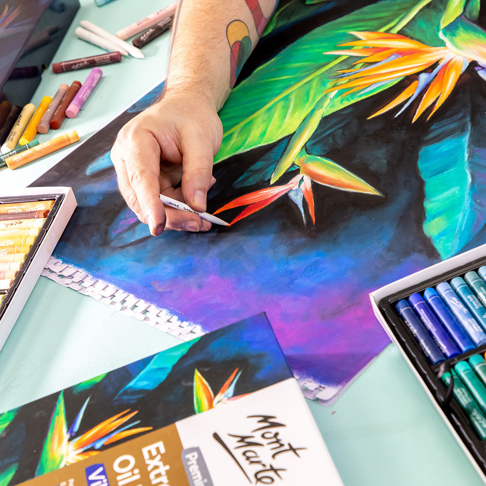 Premium Extra Soft Oil Pastels