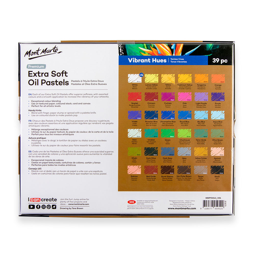 Premium Extra Soft Oil Pastels