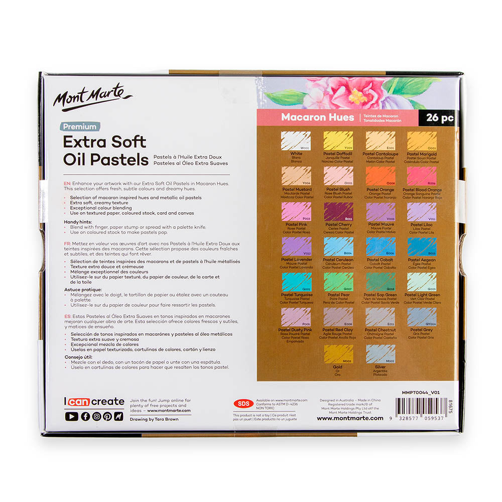Premium Extra Soft Oil Pastels