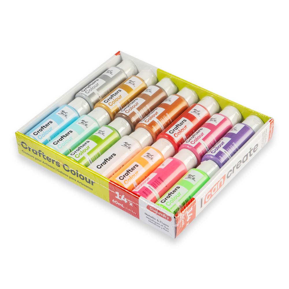 Discovery Crafters Colour Paint Set – 60 ml