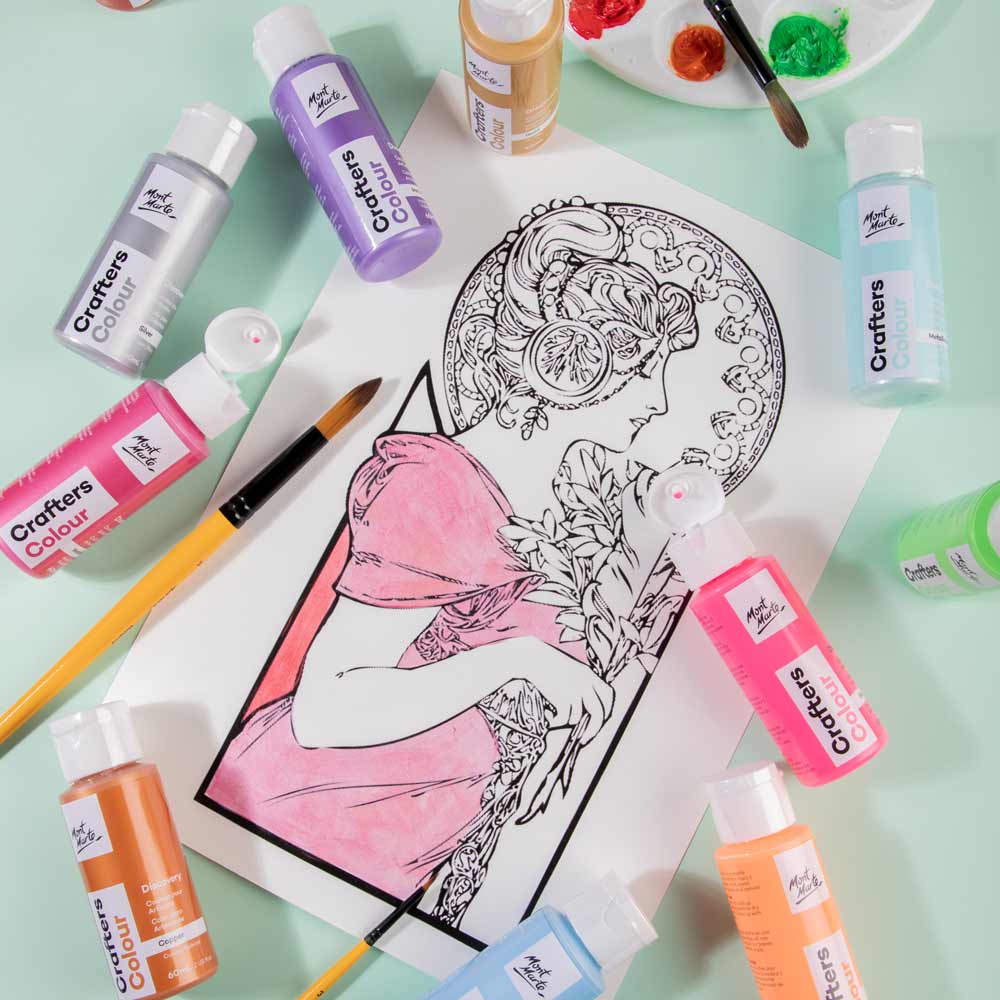 Discovery Crafters Colour Paint Set – 60 ml