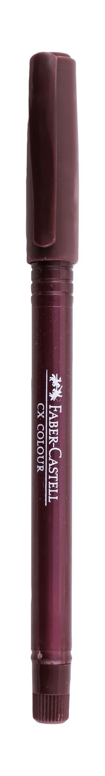 Faber-Castell Clear Ballpoint Pen with Cap 1.0 mm – Assorted Colors