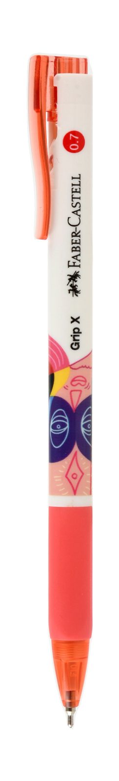 Faber-Castell Grip X7 Retractable Ballpoint – Red
