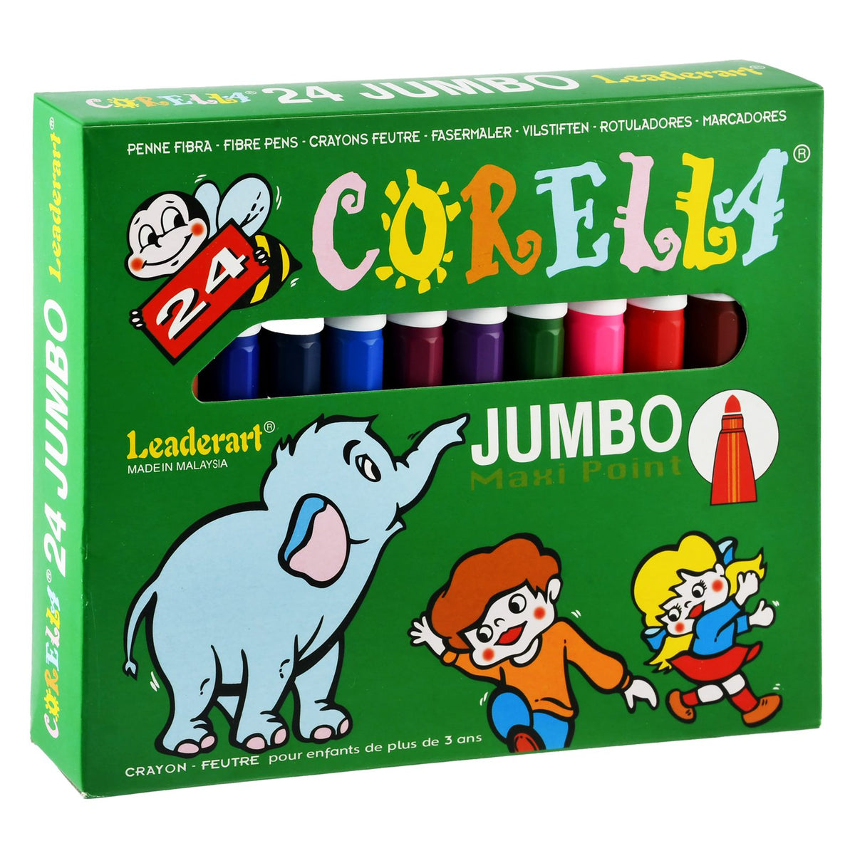 Jumbo Crayons – 24 Colors, Thick Tip