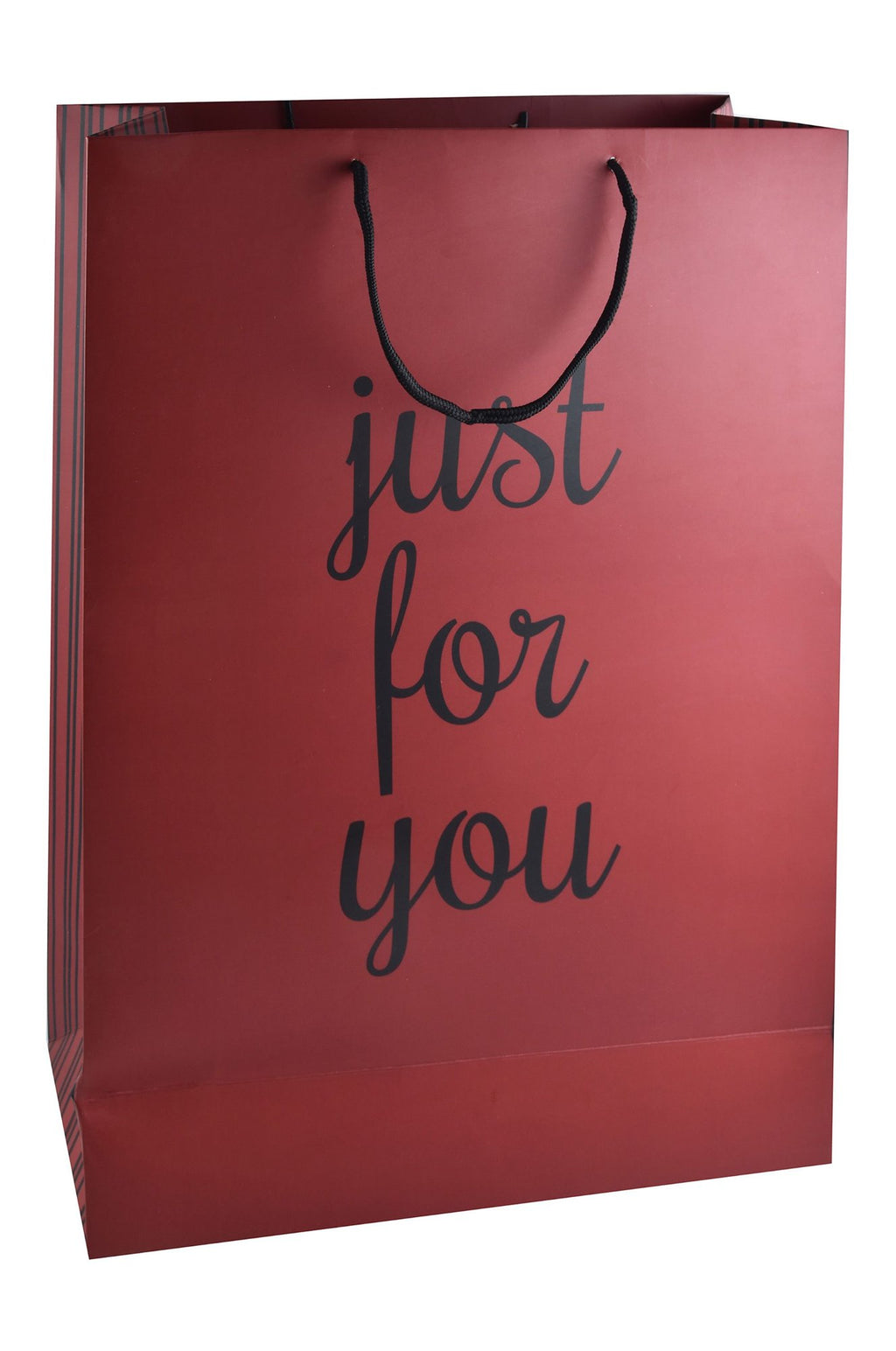 La Belle Just for You Black & Red Gift Bag – 30x40x10cm
