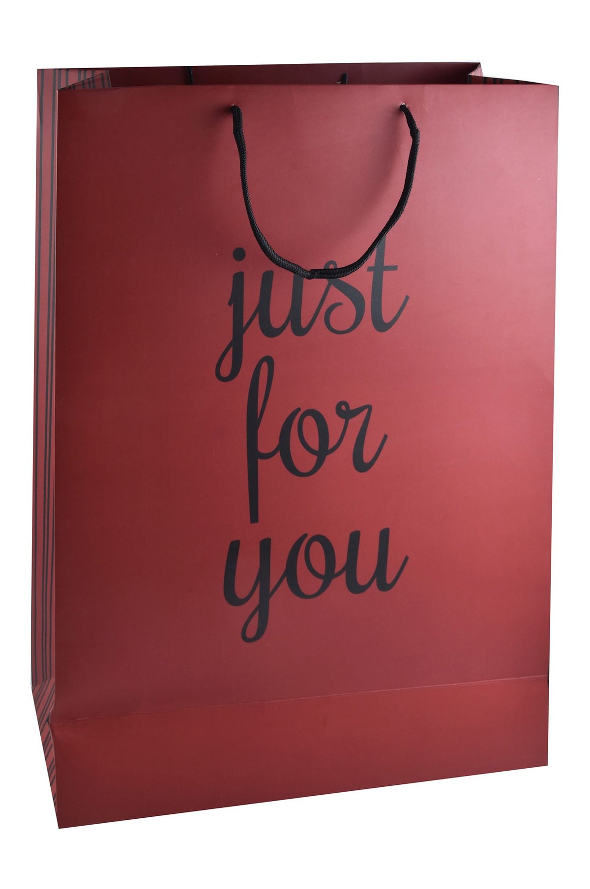 La Belle Just for You Black & Red Gift Bag – 30x40x10cm