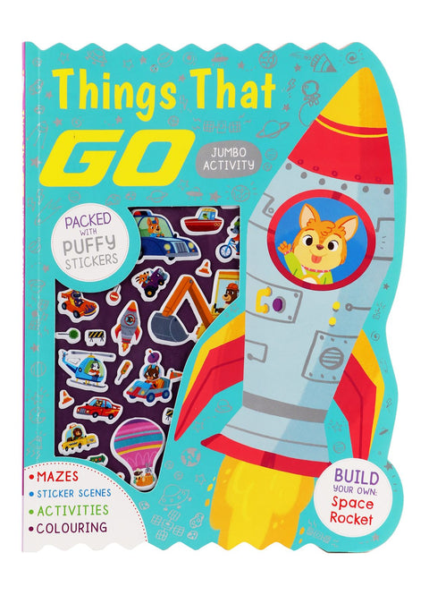 Things That Go Jumbo Activity Book