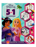 Disney Princess: 5-in-1 Colouring