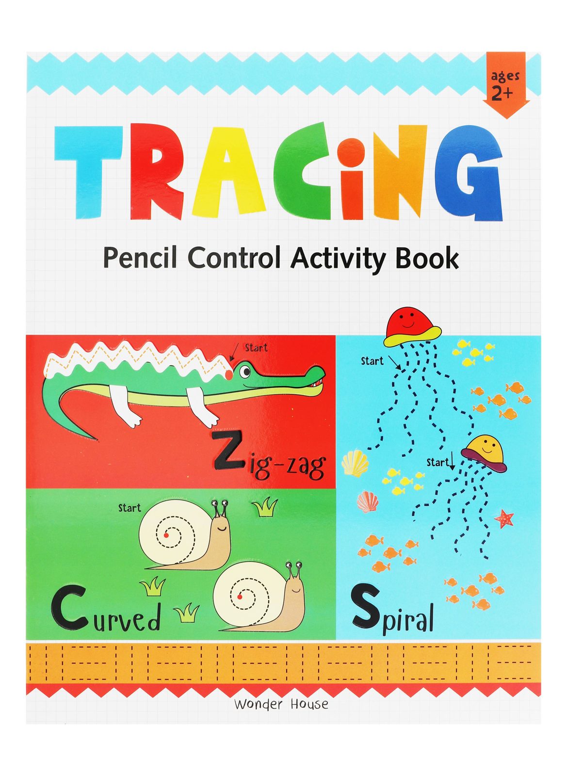 Tracing: Pencil Control Activity Book for Kids