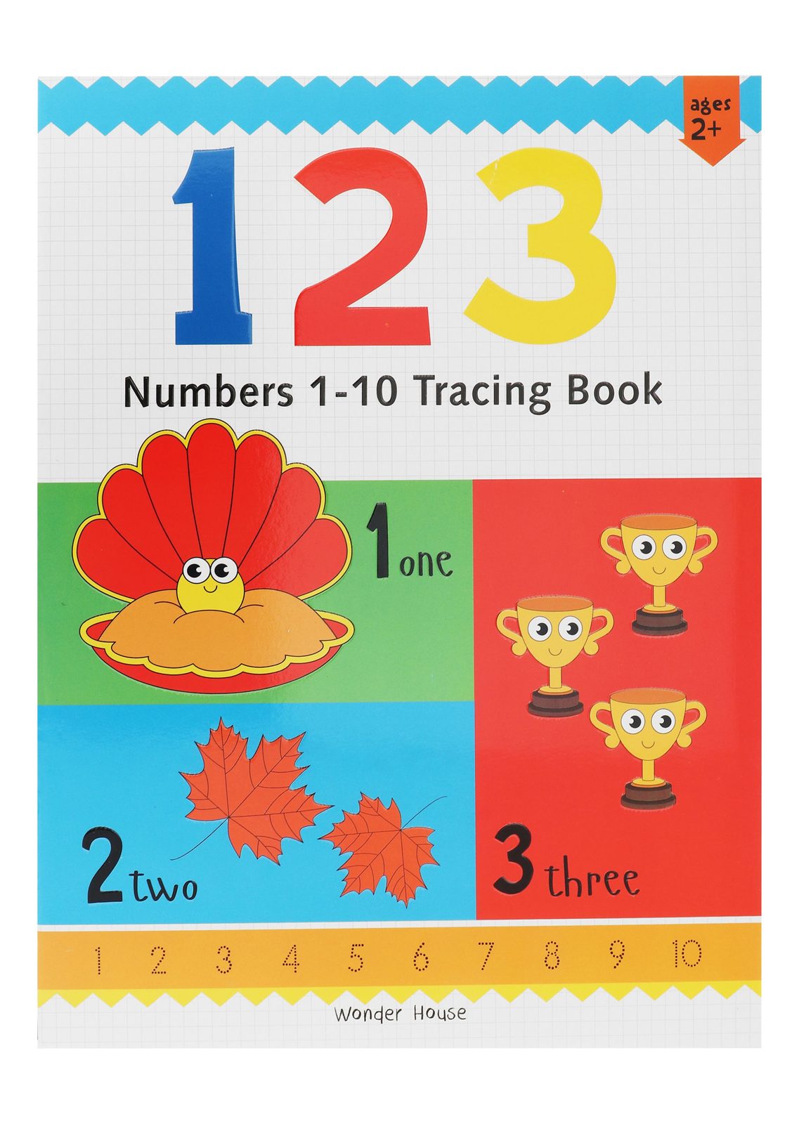123: Numbers 1–10 Tracing Book for Kids