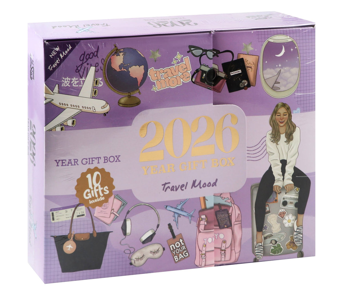Mofkera Travel Mood Purple 2026 Stationery Gift Set